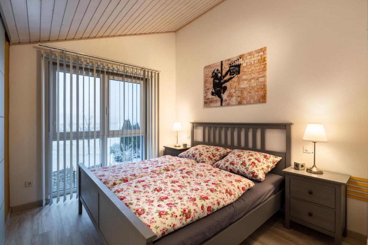 Gemuetliche Ferienwohnung Mit Panoramablick Muttensweiler Eksteriør bilde