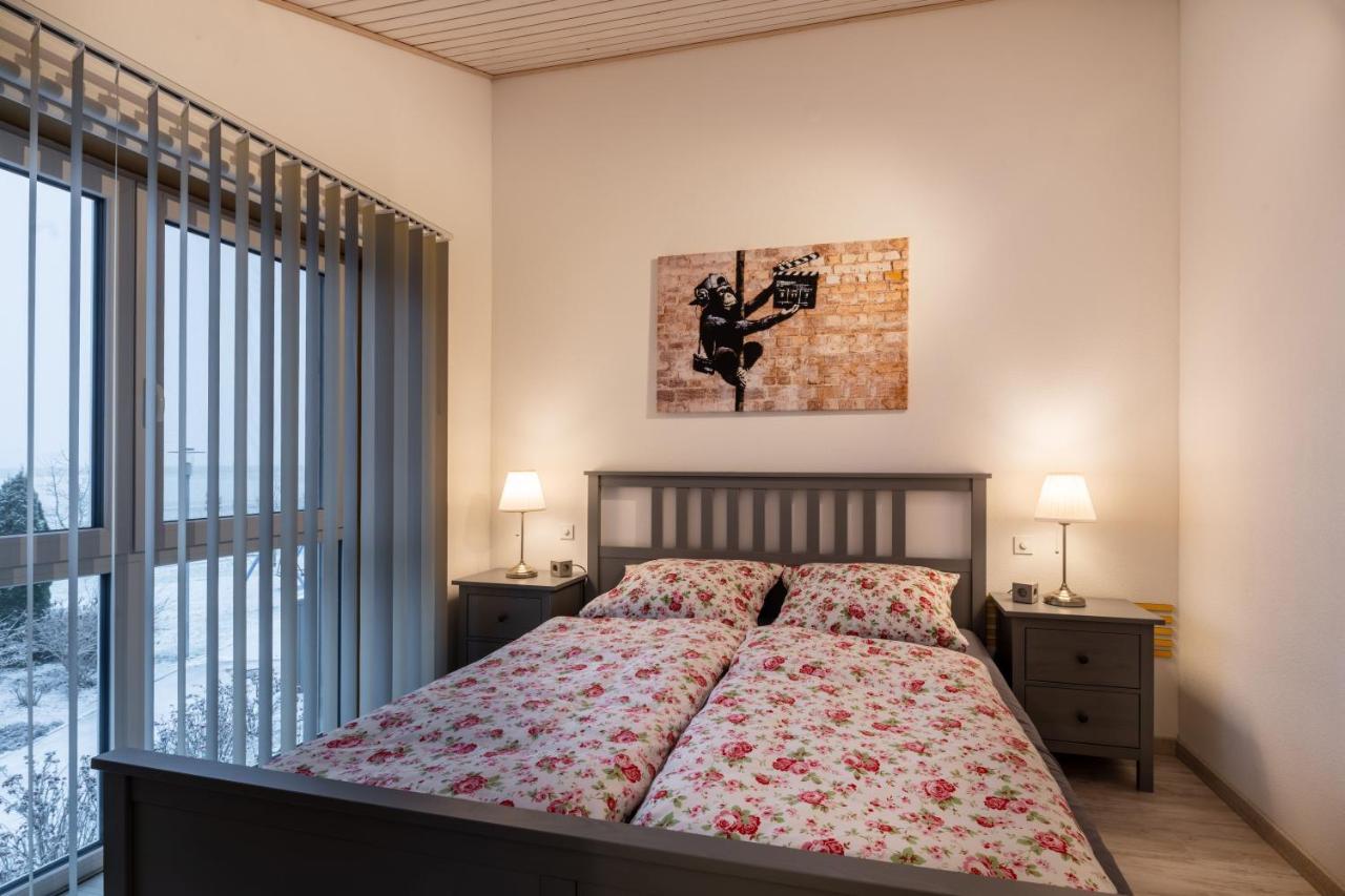 Gemuetliche Ferienwohnung Mit Panoramablick Muttensweiler Eksteriør bilde
