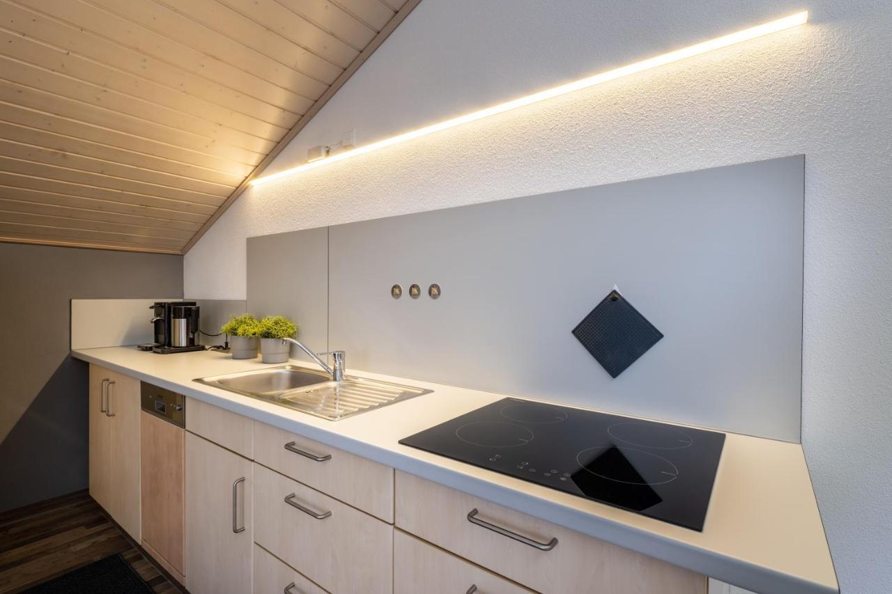 Gemuetliche Ferienwohnung Mit Panoramablick Muttensweiler Eksteriør bilde